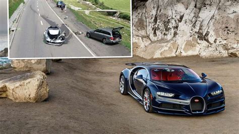 Millionenschwerer Crash Bugatti Chiron Donnert In Porsche Cabrio