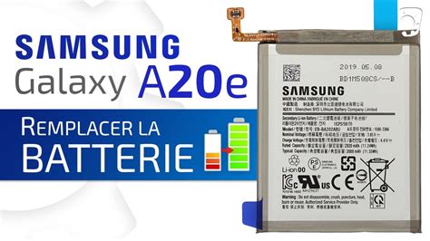 Tutoriel Samsung Galaxy A20e Remplacer La Batterie Youtube