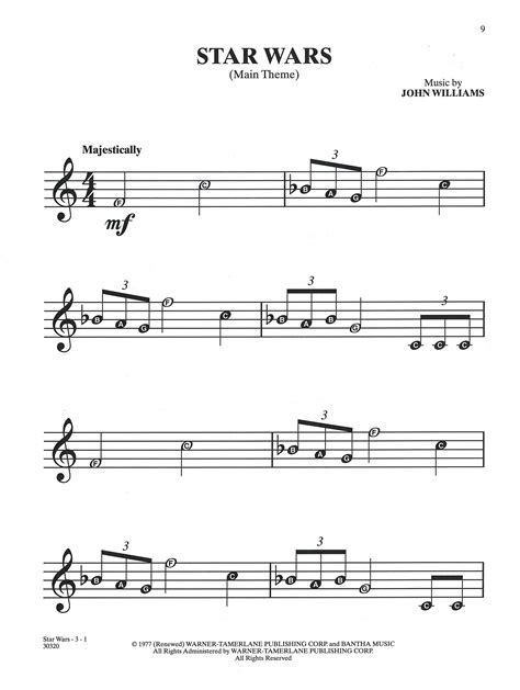 Detail Star Wars Sheet Music For Trombone Koleksi Nomer 5
