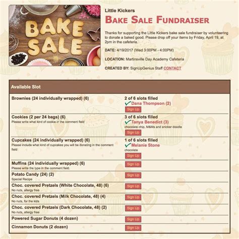 A Bake Sale Is A Fun And Delicious Way To Raise Funds For Your Group