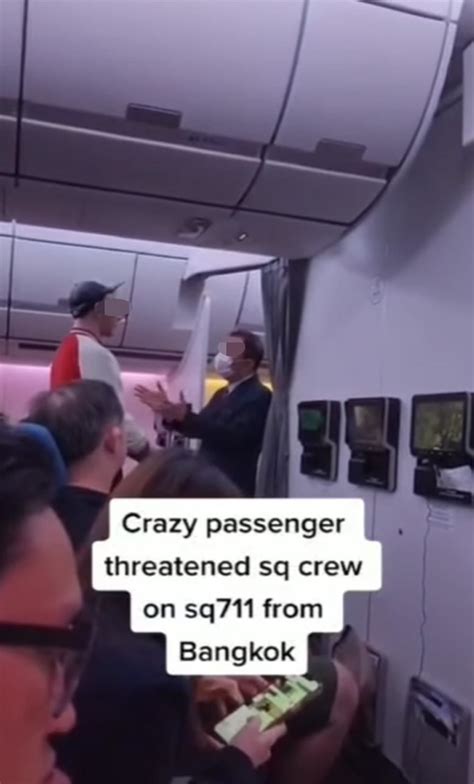 Sia Passenger Rudely Demands Water From Flight Attendant Taken Away By Auxiliary Police At