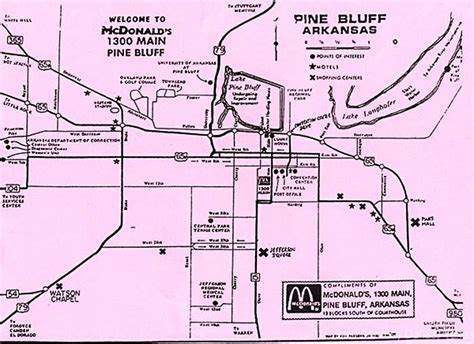 Pine Bluff Arkansas On Map