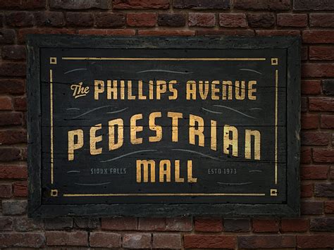 phillips avenue pedestrian mall by chad riedel on dribbble