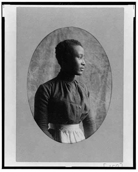 African American Woman Half Length Portrait Facing Right Library Of Congress