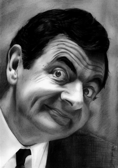Realistic Mr Bean Drawings