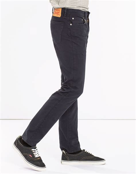 Levis® 511 Retro Mod Linen Mix Slim Fit Jeans Nightwatch Blue