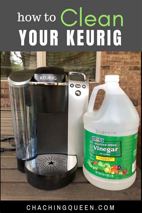 How to clean & descale a keurig coffee maker using vinegar? How to Clean A Keurig Coffee Maker with Vinegar (With ...
