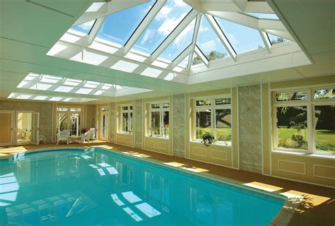 Conservatories Skylight Shade Building A Pool Indoor Swimming Pool