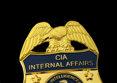Us Cia Internal Affairs Special Agent Badge Replica Movie Props 45