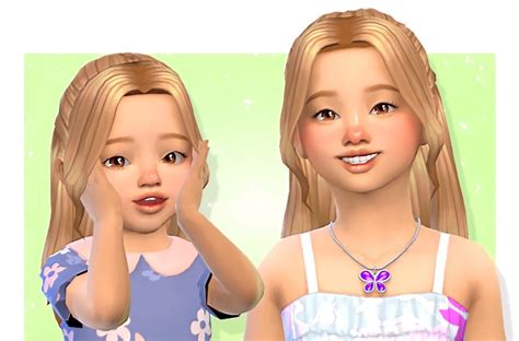 Sims 4 Cc Finds — Pia Hair Toddler And Child Conversion