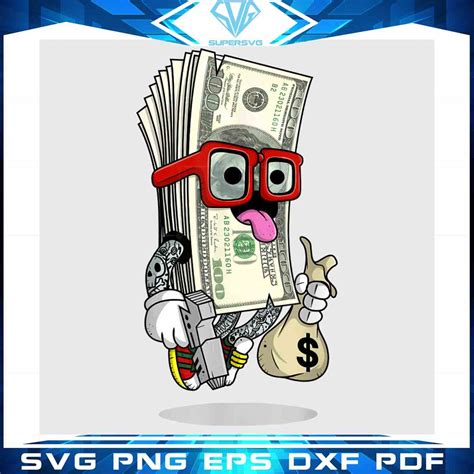Hip Hop Dope Money Stacks Svg Graphic Designs File