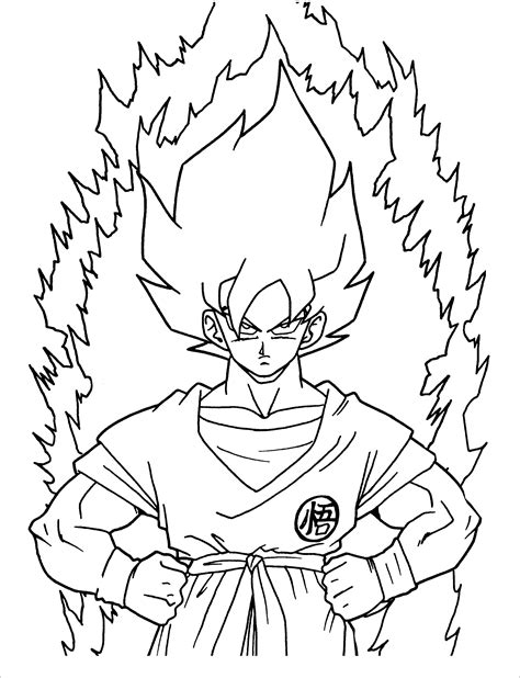 Dragon Ball Z Coloring Pages Coloringbay