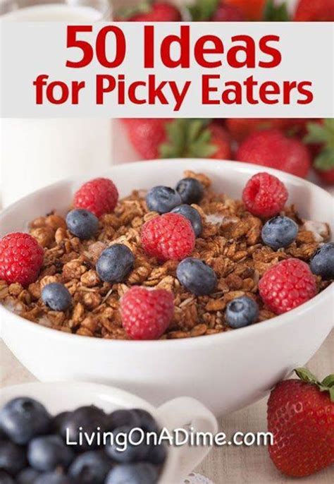 Serve food as simple and basic as possible. 50 Breakfast and Snack Ideas for Picky Eaters #food # ...