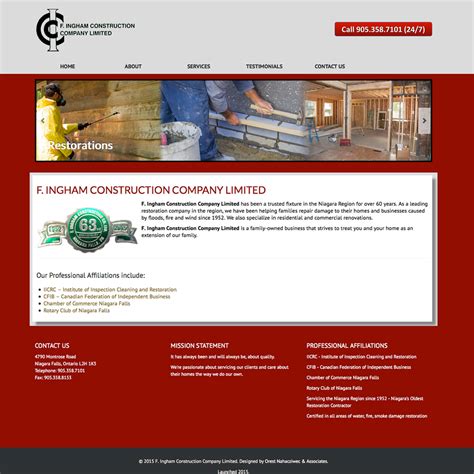 F Ingham Construction Company Limited Orest Nahacziwec And Associates