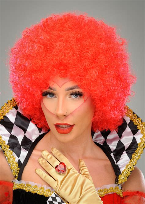 Queen Of Hearts Style Short Red Curly Wig 42089 Qh Struts Party