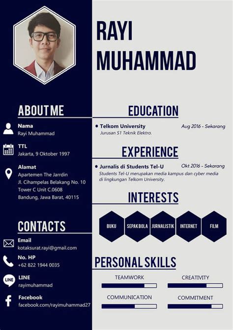 Resume adalah ringkasan atau rangkuman sebuah karya tulis yang panjang lalu dipersingkat dengan diambil bagian yang penting untuk disampaikan. Contoh CV Magang Mahasiswa di 2020 | Creative cv template ...