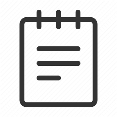 Document File Notepad Text Icon