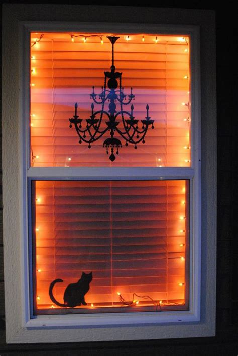 25 Scary Diy Halloween Window Silhouettes Homemydesign