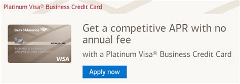 The bank of america® business advantage travel rewards world mastercard® credit card is a solid choice for business owners who want travel rewards with no annual fee. Bank of America Platinum Visa Business Credit Card $200 Bonus