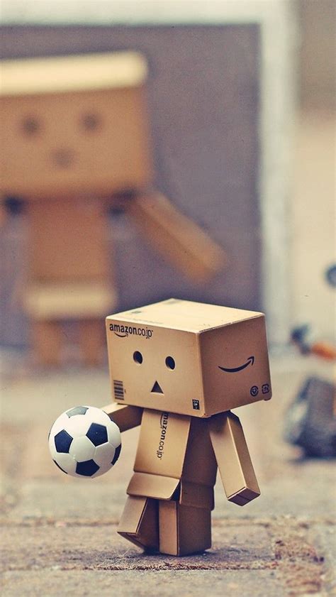 Danbo And Other Toys To Play Football Iphone 5s Wallpaper Danbo