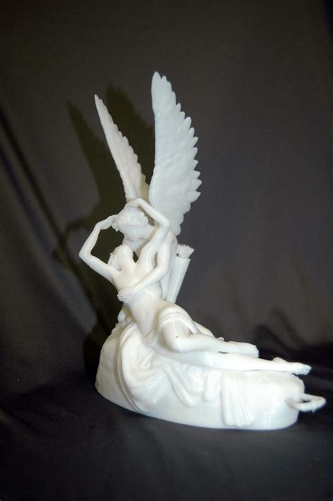 3d Printable Psyche Revived By Cupids Kiss At The Louvre Paris By