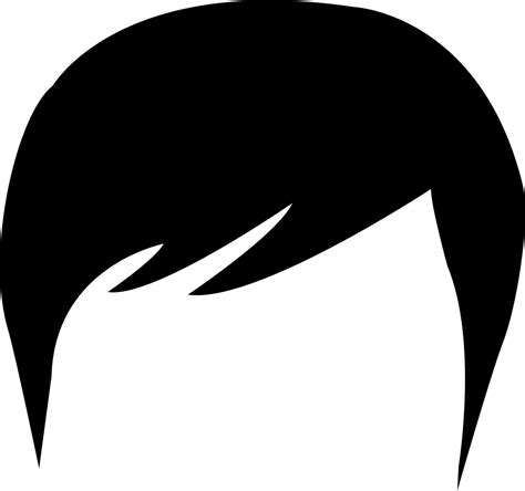 These chic toddler haircut styles are a snap for barbers, and with a. Male Black Short Hair Shape Silhouette Svg Png Icon Free ...