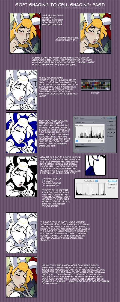 Soft To Cell Shading Tutorial By Introducingemy On Deviantart
