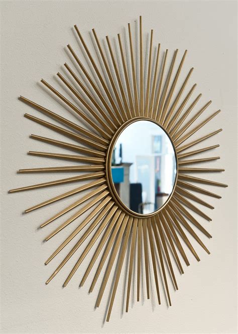 Compare prices on popular products in home decor. Vintage Gilded Brass Sunburst Mirror at 1stdibs