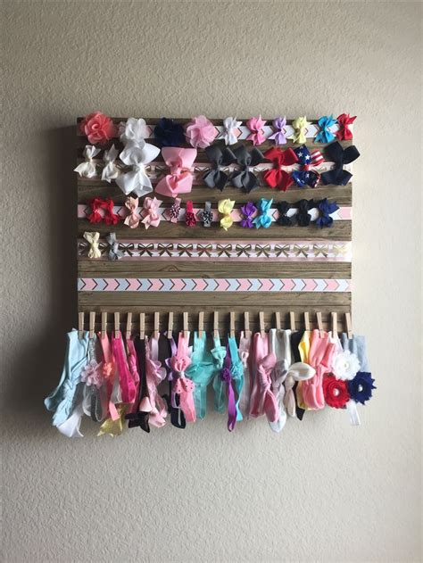 Headband holders rowan baby organizers crafts infant dolls infants hair band holder. Bow/headband holder. | Organizar os acessórios para o ...