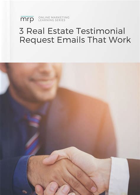 3 Real Estate Testimonial Request Emails That Work