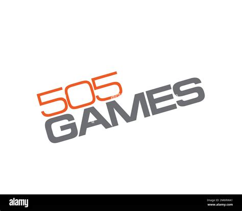505 Games Rotated Logo White Background Stock Photo Alamy