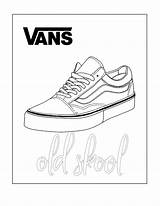 Coloring Pages Shoes Van Shoe Printable Sheets Comments Nike sketch template