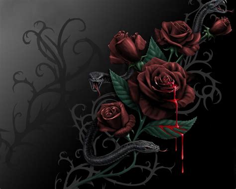Bleeding Black Rose