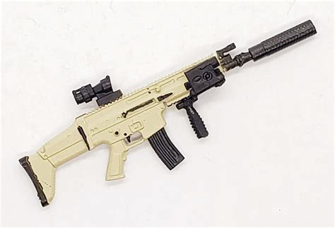 Socom Assault Rifle W Mag Black Version Basic Modular 112 Scale