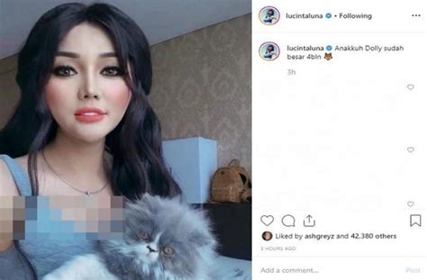 Lucinta Luna Tampil Dengan Make Up Menor Netizen Serem