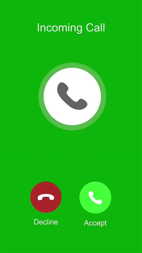 Incoming Call Screen Animation On 4k Gr Stock Video Pond5