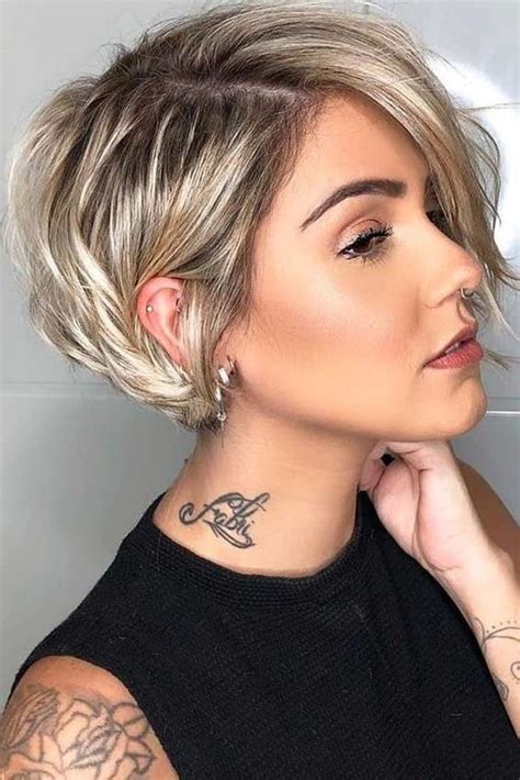 Short Hairstyles For Thick Hair Trendy Hair