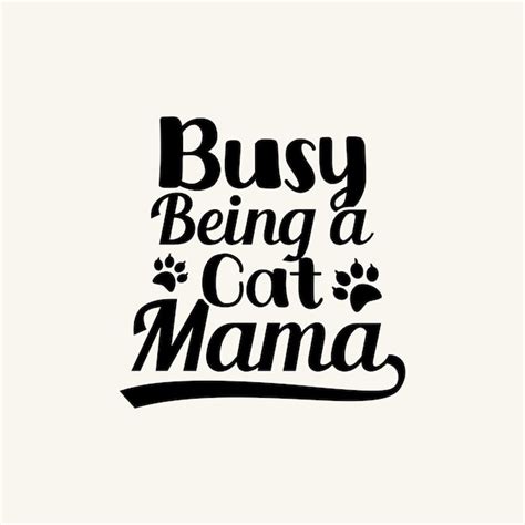 Premium Vector Cat Mama Lettering Design For T Shirt