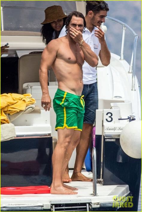 Matthew Mcconaughey Bares Ripped Body While Shirtless In Italy Photo Matthew