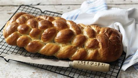 Braided bread is one of my favorite recipes to bake for easter but it tastes great all year round! BBC Food - Recipes - Eight-strand plaited loaf
