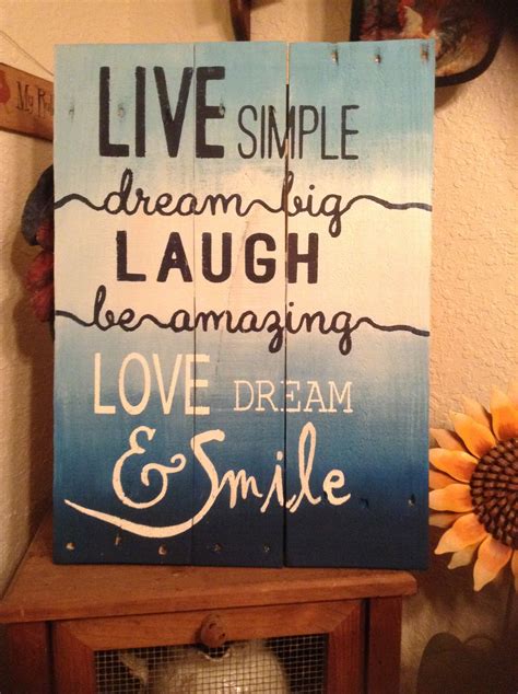 Pallet Art Pallet Signs Love Dream Novelty Amazing Simple Home