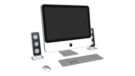 Computer Apple Mac Monitor Desktop 3d Warehouse