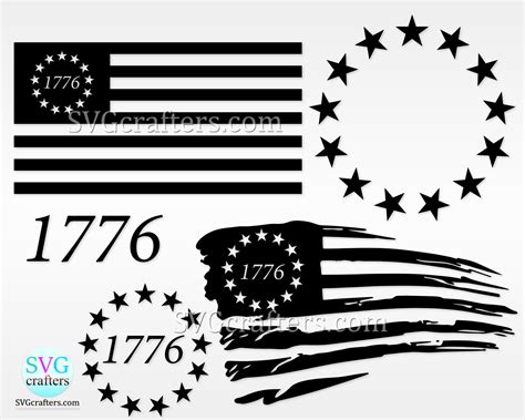 Betsy Ross Svg Betsy Ross Flag Svg 1776 Svg 13 Star Flag Etsy