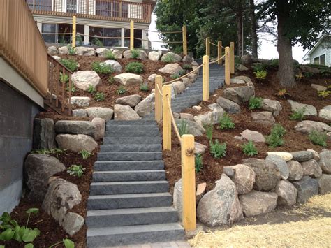 landscaping ideas for a steep slope