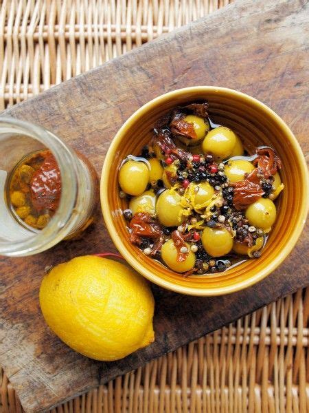 Spanish Olives ~ Olé A Duet Of Tuneful Olive Marinades With Lemons