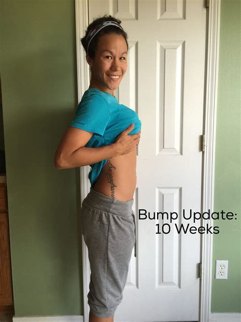 Pregnancy 10 Week Bump Update Diary Of A Fit Mommy