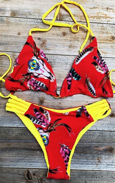 “workin On” Cowskull Swimsuit Wet And Western In 2020 Swimsuits Bikinis Beach Bunny Swimwear