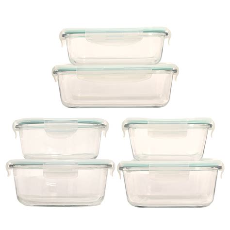 Shimono Borosilicate Glass Container 6pcs Chef Wan Lifestyle
