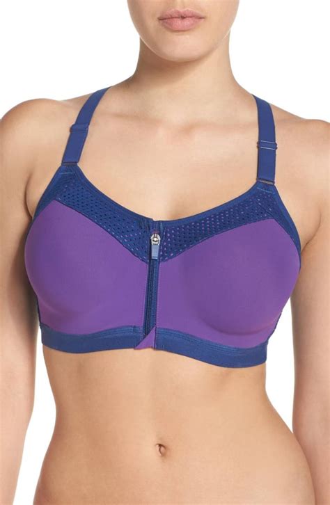 Wacoal Front Zip Underwire Sports Bra Best Bras For Dd Breasts