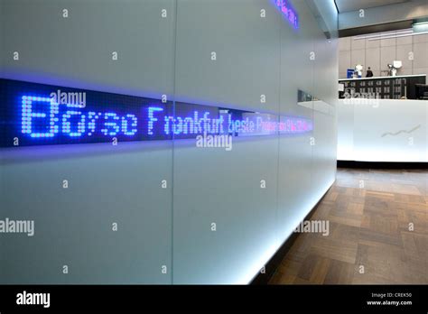 Main Trading Floor Of Frankfurt Stock Exchange Deutsche Boerse Ag